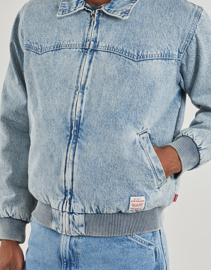 Giacca in jeans  Levis  EMBARCADERO AVIATOR JKT  Blu -  Giacche in jeans Uomo - 5
