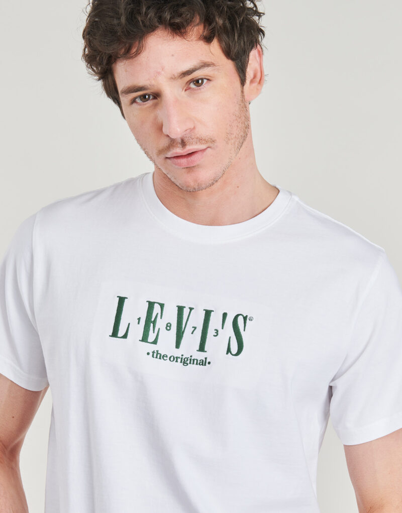 T-shirt Levis SS RELAXED FIT TEE Bianco T-shirt maniche corte Uomo - 5