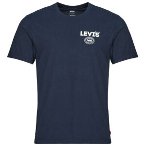 T-shirt  Levis  GRAPHIC CREWNECK TEE  Marine -  T-shirt maniche corte Uomo