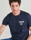 T-shirt Levis GRAPHIC CREWNECK TEE Marine T-shirt maniche corte Uomo - 5