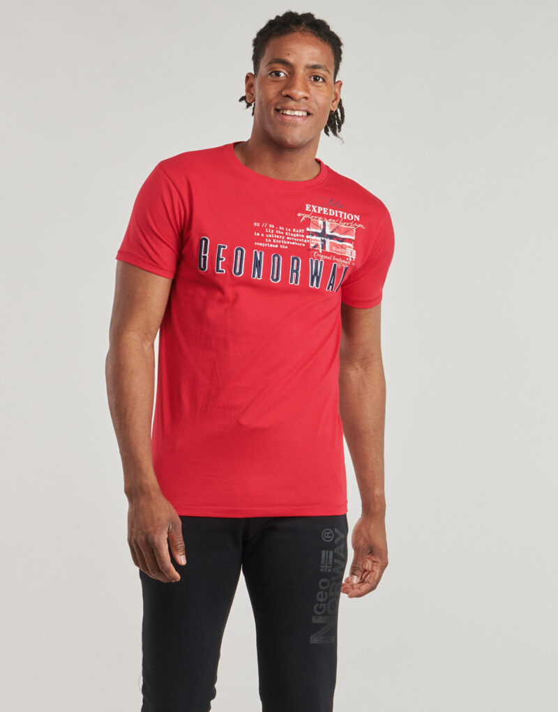 T-shirt  Geographical Norway  JASON  Rosso -  T-shirt maniche corte Uomo - 2