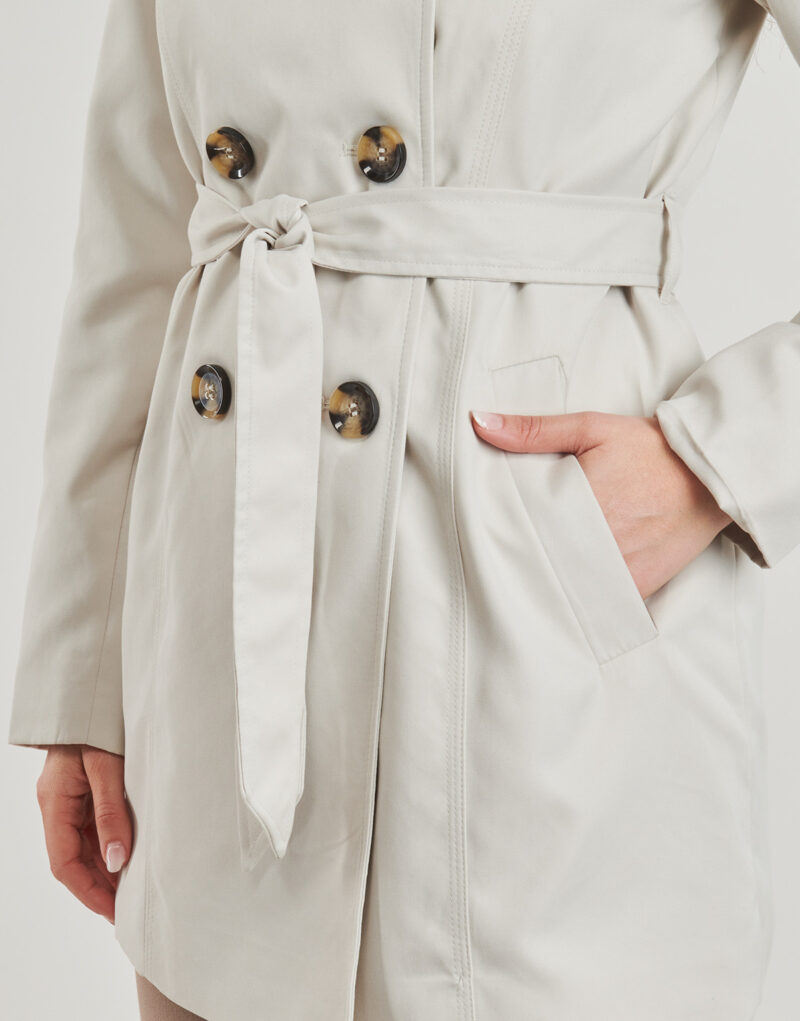 Trench Only ONLVALERIE Weiß Trench Damen - 5