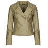 Giacca in pelle Only ONLGEMMA Kaki Giacche in pelle Donna