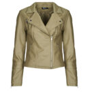 Giacca in pelle Only ONLGEMMA Kaki Giacche in pelle Donna - 1
