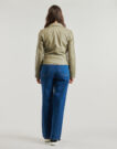 Giacca in pelle Only ONLGEMMA Kaki Giacche in pelle Donna - 4