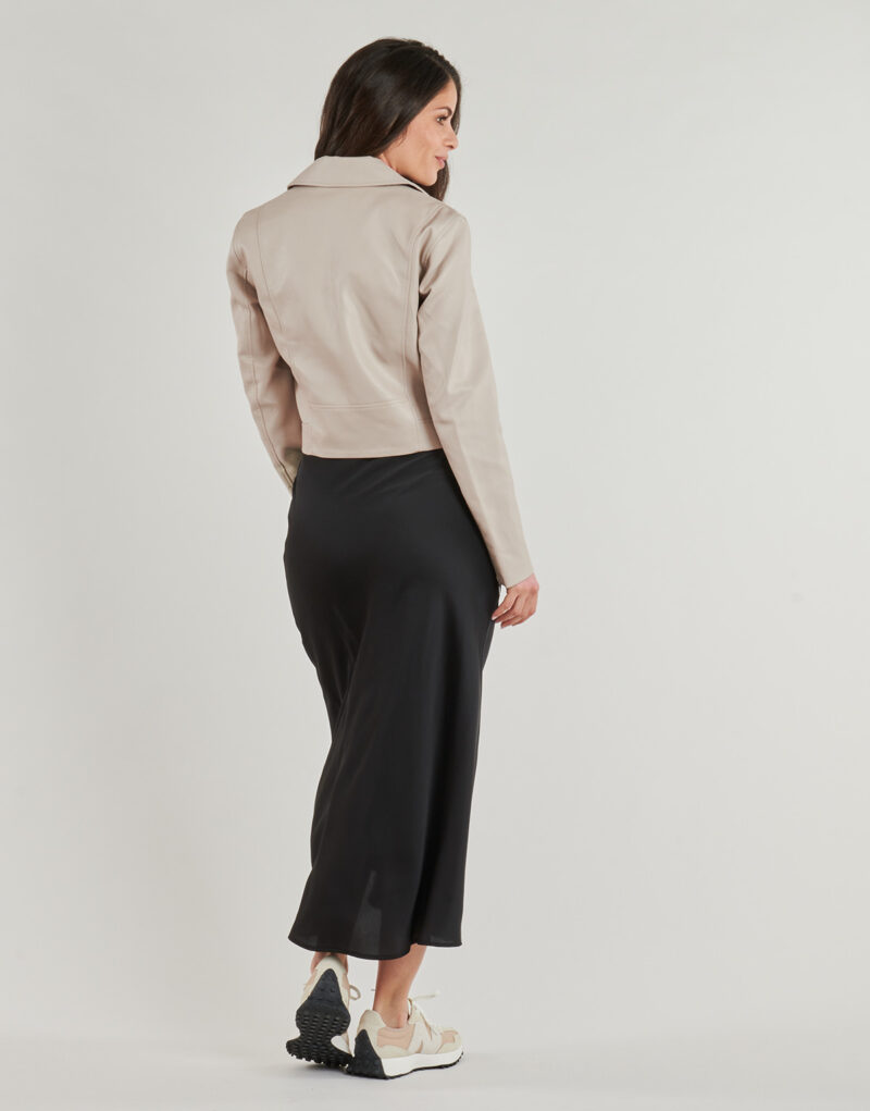 Giacca in pelle Only ONLVERA Beige Giacche in pelle Donna - 4
