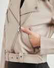 Giacca in pelle Only ONLVERA Beige Giacche in pelle Donna - 5