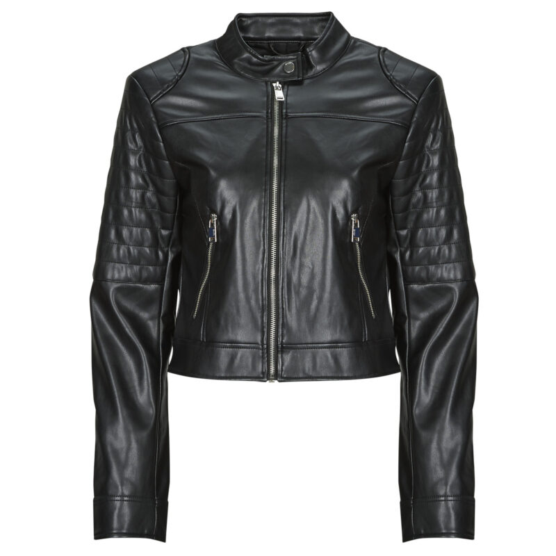 Giacca in pelle Only ONLSARAMY Nero Giacche in pelle Donna - 1