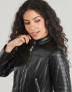 Giacca in pelle Only ONLSARAMY Nero Giacche in pelle Donna - 5
