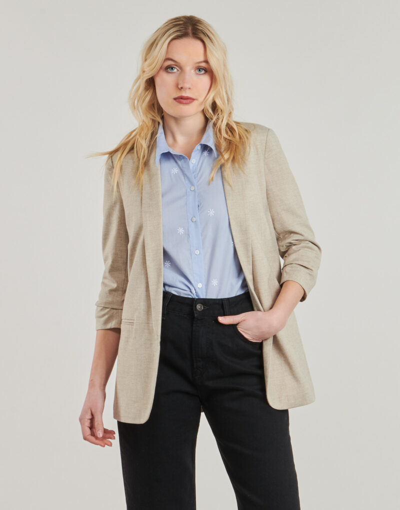 Giacca Only ONLELLY 3/4 LIFE Beige Giacche Donna - 2