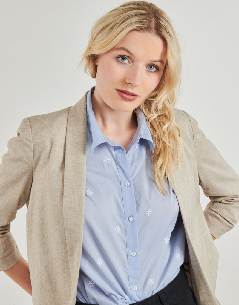 Giacca Only ONLELLY 3/4 LIFE Beige Giacche Donna - 5