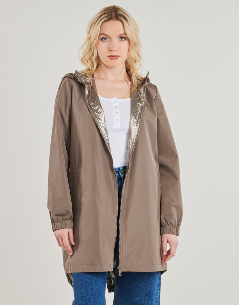 Parka Only ONLFRY REV METALLIC Marrone Parka Donna - 2
