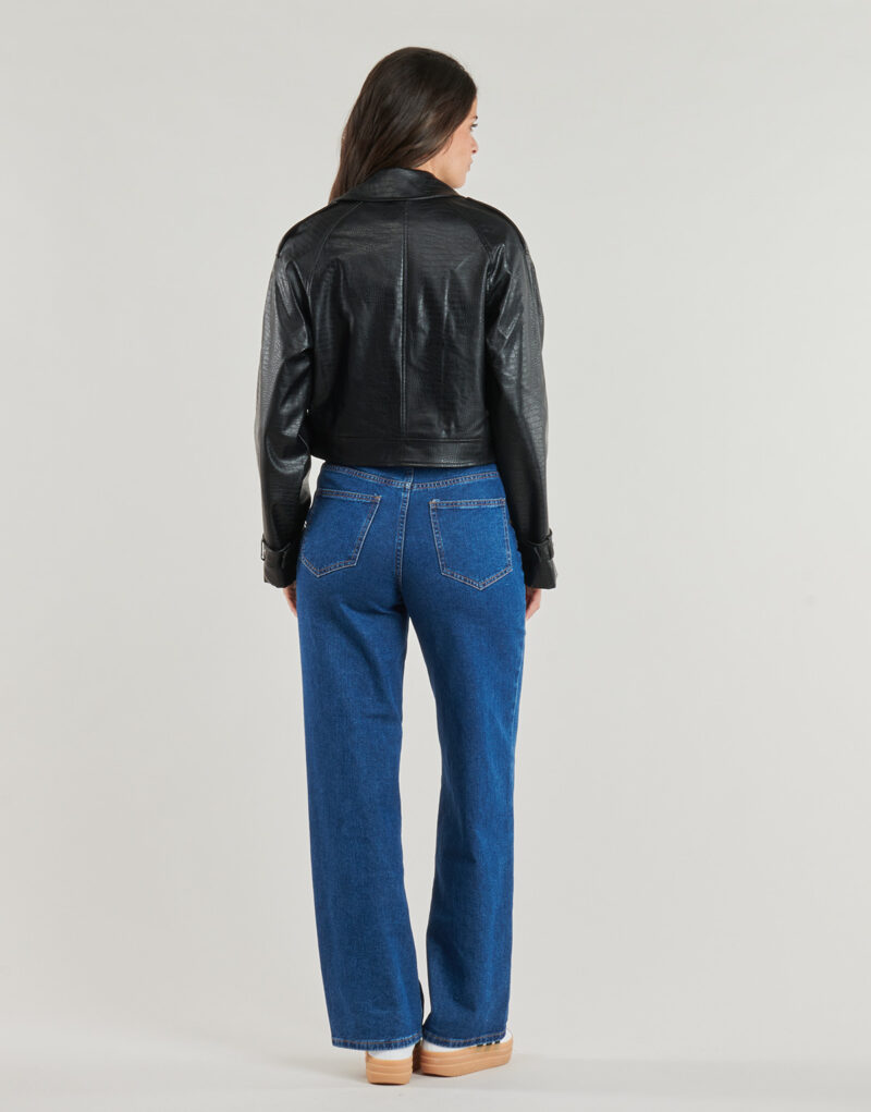 Giacca in pelle Only ONLKIRA Nero Giacche in pelle Donna - 4