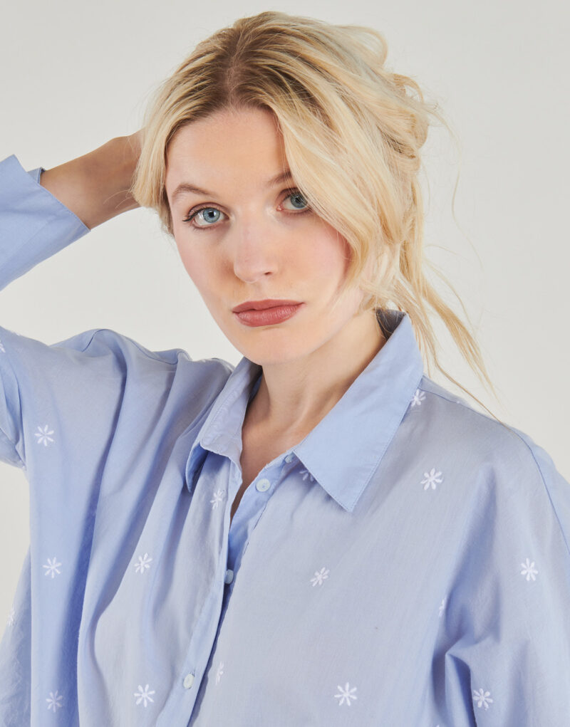 Camicia  Only  ONLNEW LINA  Blu -  Camicie Donna - 5