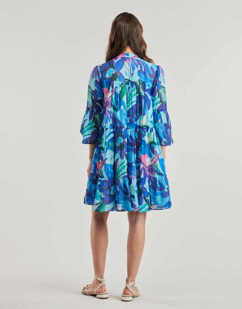 Abito corto Derhy PERMAYOU ROBE Blu Abiti corti Donna - 4