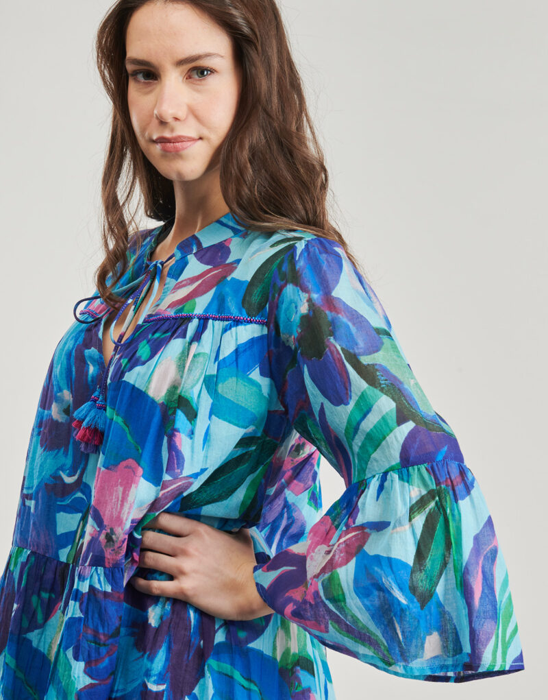 Abito corto Derhy PERMAYOU ROBE Blu Abiti corti Donna - 5