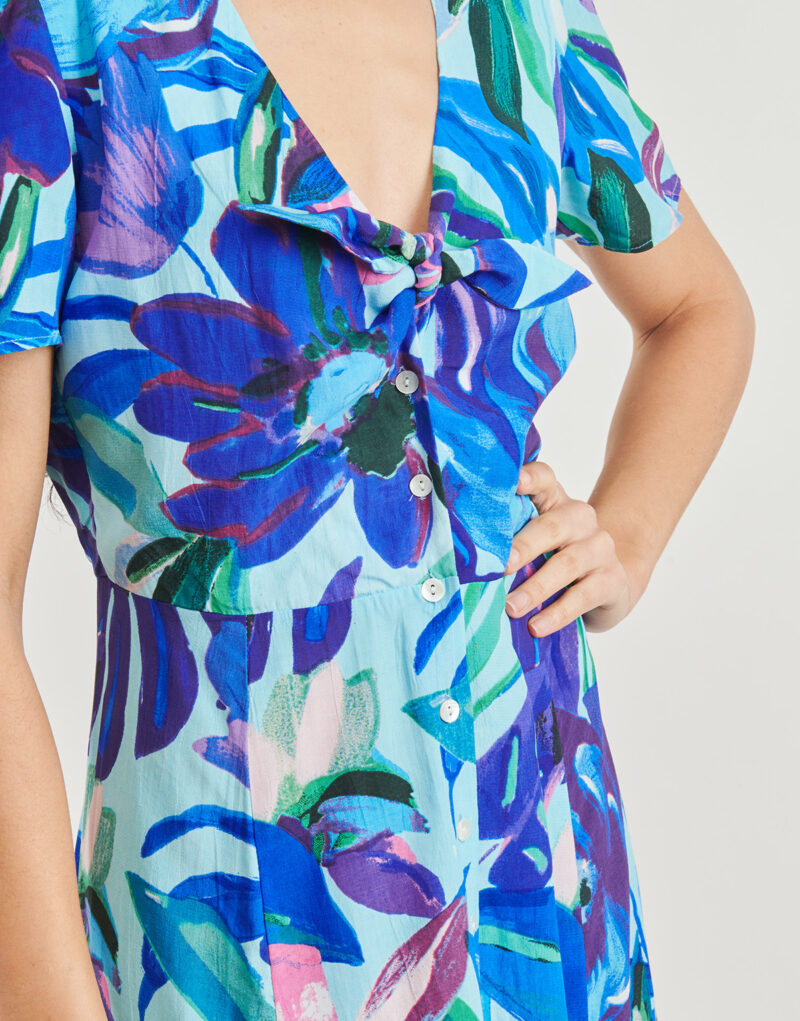 Abito Derhy PRUNE ROBE Blu Abiti Lunghi Donna - 5