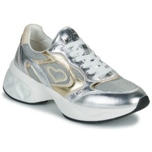 Love Moschino  CRYSTAL LOVE SNEAKER  Multicolore -  Sneakers basse Donna