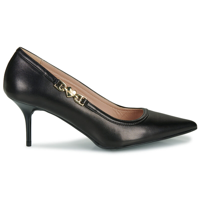 Love Moschino LOVE CHAIN STRAP Nero D&eacute;collet&eacute; Donna - 2