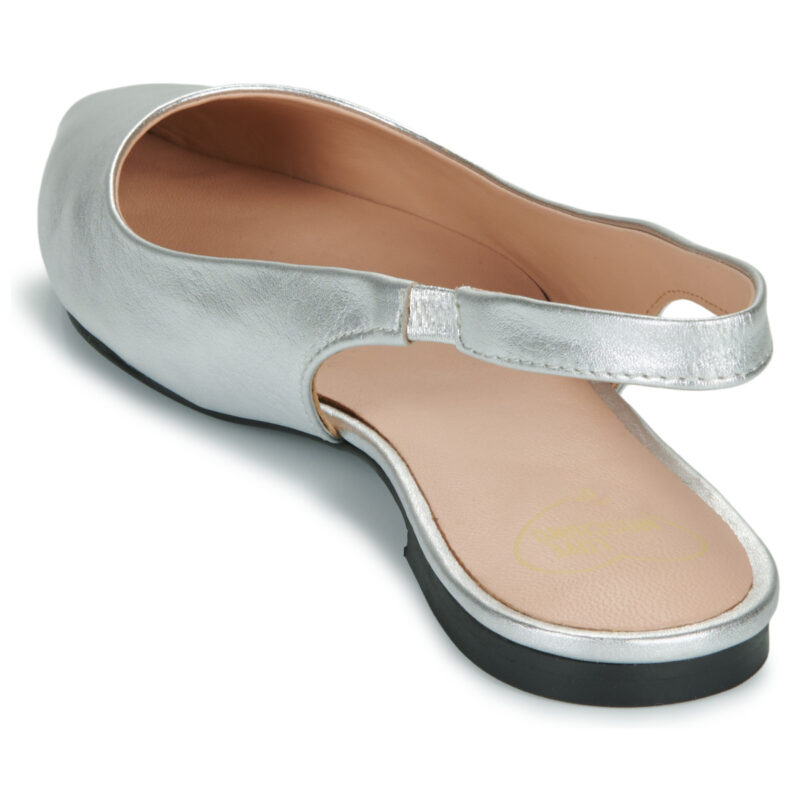 Love Moschino LAME BALLERINA Argento Ballerine Donna - 5