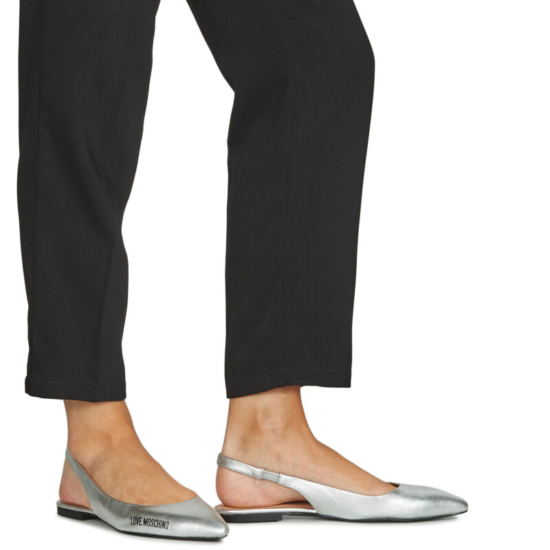 Love Moschino LAME BALLERINA Argento Ballerine Donna - 8