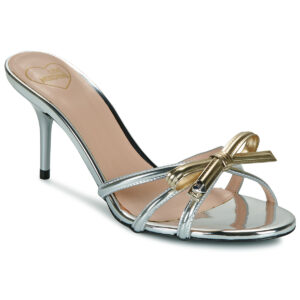 Love Moschino  SLEEK BOW MULE  Multicolore -  Ciabatta Donna