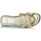 Love Moschino FILLED HEART MULE Oro Ciabatta Donna - 6
