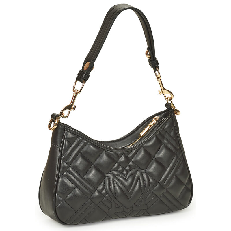 Love Moschino LAMINATED QUILTED BAG JC4152 Nero Borse a spalla Donna - 2