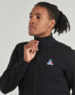 Giacca Sportiva Le Coq Sportif ESS FZ SWEAT N°1 M Nero Giacche Sportive Uomo - 5