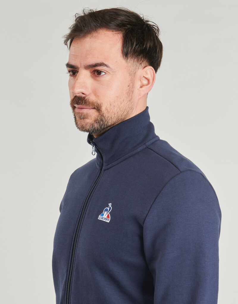 Felpa Le Coq Sportif ESS FZ SWEAT N°1 M Marine Felpe Uomo - 5