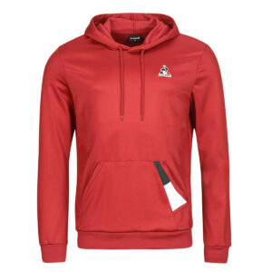 Felpe con cappuccio  Le Coq Sportif  TRI SP HOODY N°1 M  Rosso -  Felpe con cappuccio Abbigliamento Uomo
