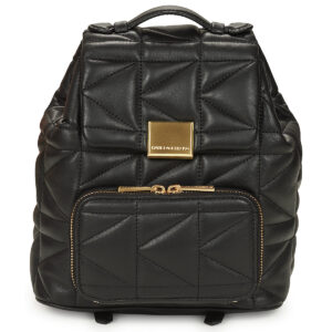 Donna Karl Lagerfeld K/KUILT SMALL BACKPACK Nero Zaino Donna
