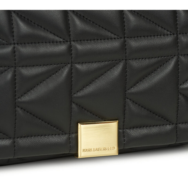 Karl Lagerfeld K/KUILT MEDIUM SHOULDER BAG Nero Borse a spalla Donna - 4