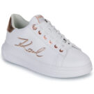 Karl Lagerfeld KAPRI Signia Lace Lthr Wei&szlig; Sneakers Niedrig Damen - 1
