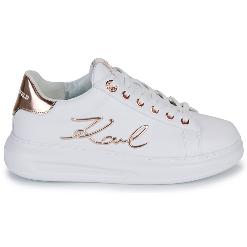 Karl Lagerfeld KAPRI Signia Lace Lthr Bianco Sneakers basse Donna - 2