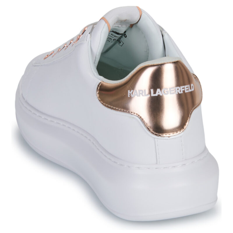 Karl Lagerfeld KAPRI Signia Lace Lthr Bianco Sneakers basse Donna - 5