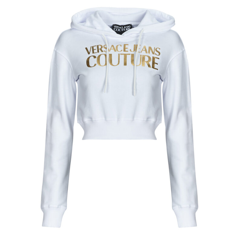 Sudaderas con capucha Versace Jeans Couture 78HAIT01 blancas para mujer - 1