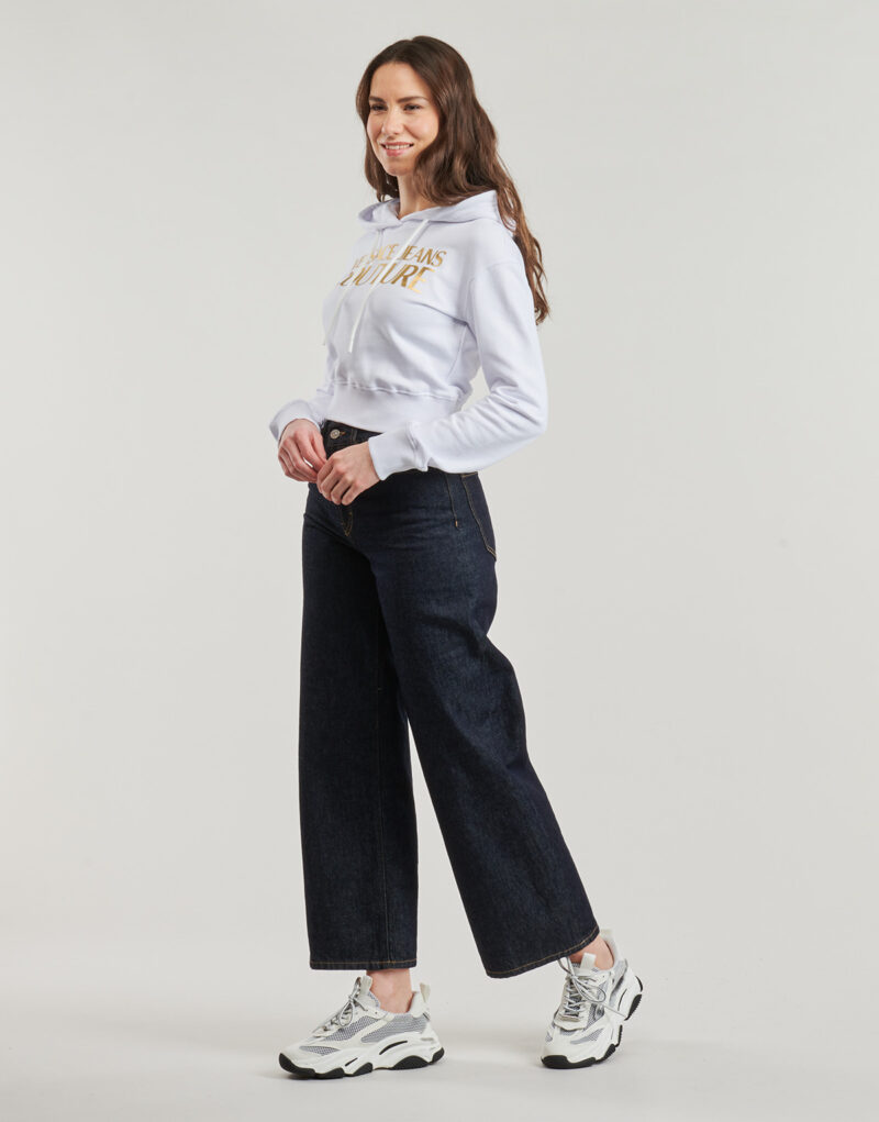 Sudaderas con capucha Versace Jeans Couture 78HAIT01 blancas para mujer - 3