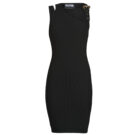 Versace Jeans Couture 78HAO9A3 Vestido corto negro para mujer - 1