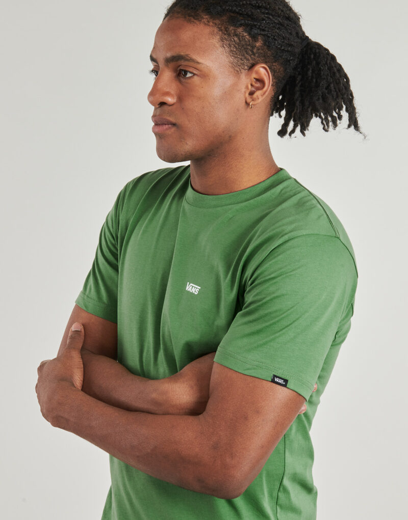 T-shirt Vans MN LEFT CHEST LOGO TEE Verde T-shirt maniche corte Uomo - 5