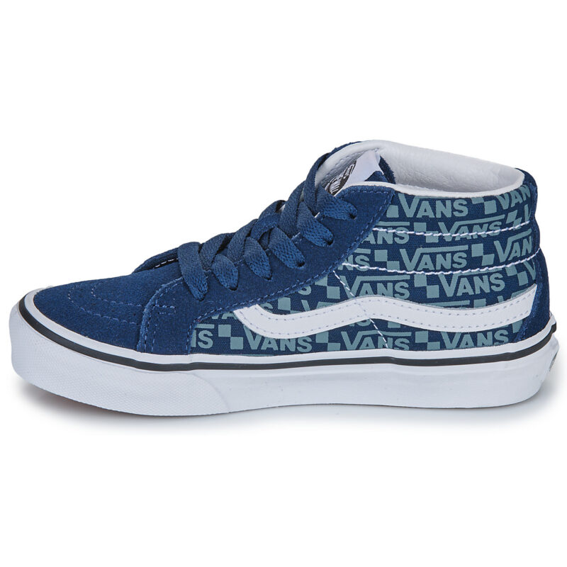 Vans SK8-Mid Reissue Blu Sneakers Bambino - 4