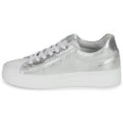 NeroGiardini E513010D Argento Damen-Sneaker, niedrig geschnitten - Gr&ouml;&szlig;e 4