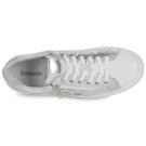 NeroGiardini E513010D Argento Damen-Sneaker, niedrig geschnitten - Gr&ouml;&szlig;e 6