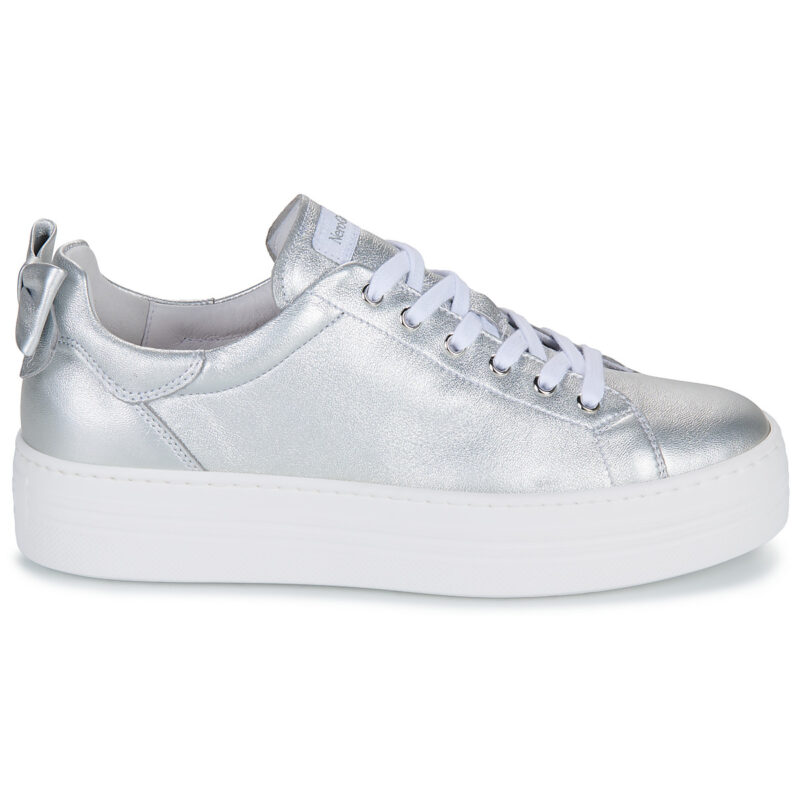 NeroGiardini E513020D Argento Damen-Sneaker, niedrig geschnitten - Gr&ouml;&szlig;e 2