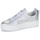 NeroGiardini E513020D Argento Damen-Sneaker, niedrig geschnitten - Gr&ouml;&szlig;e 4