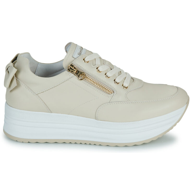 NeroGiardini E506371D Beige Damen-Sneaker, niedrig geschnitten - Gr&ouml;&szlig;e 2