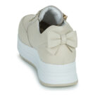 NeroGiardini E506371D Beige Damen-Sneaker, niedrig geschnitten - Gr&ouml;&szlig;e 5
