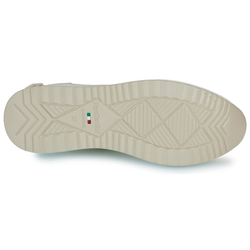 NeroGiardini E506371D Beige Damen-Sneaker, niedrig geschnitten - Gr&ouml;&szlig;e 7
