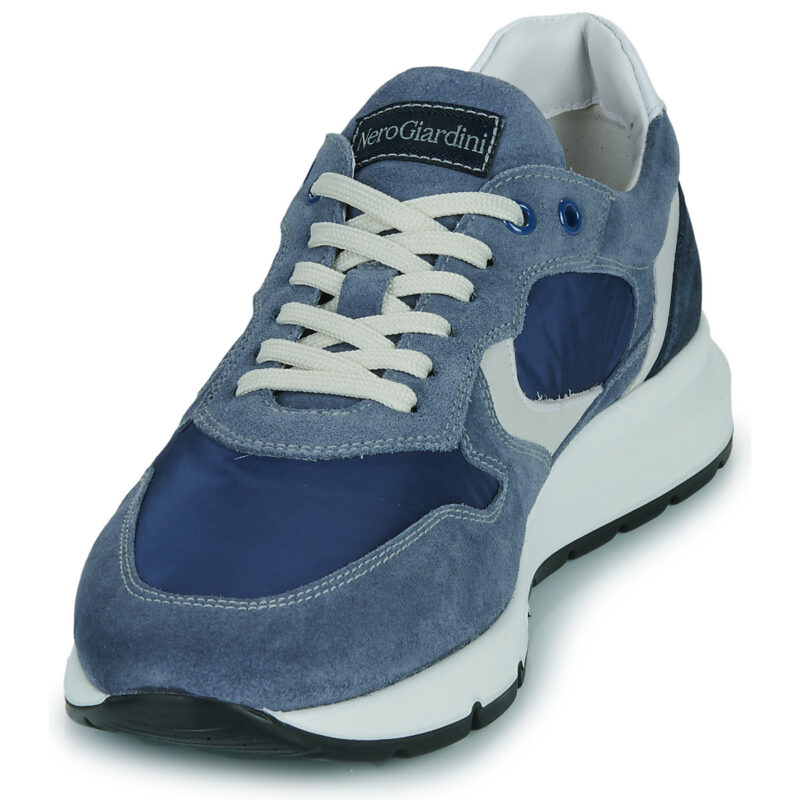 NeroGiardini E500670U Blaue Herren-Sneaker - Gr&ouml;&szlig;e 3