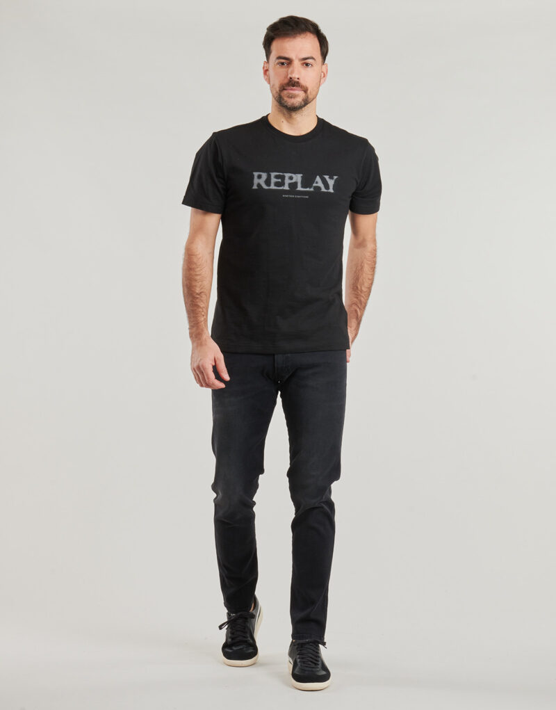 Jeans Slim Replay ANBASS PANTS Nero Jeans Slim Uomo - 2